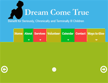 Tablet Screenshot of dreamcometrue.org